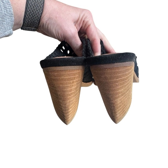 Jeffrey Campbell - Favela Woven Black Mule Sz 7/7.5 - Picture 6 of 11